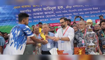 ভাটারা থানা জিতলো জিয়া আন্তঃ থানা ফুটবল টুর্নামেন্ট-২০২৫-এর গ্র্যান্ড ফাইনাল
