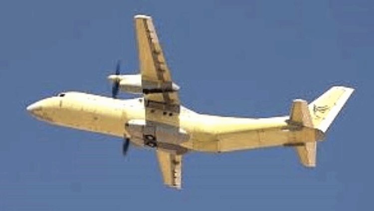 নিজস্ব নকশায় উড়ল ইরানের প্রথম কার্গো বিমান ‘সিমোর্গ’