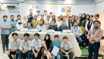 জলবায়ু পরিবর্তন ও স্বাস্থ্য অধিকার নিয়ে চাঁদপুরে তরুণদের চিত্রাঙ্কন উৎসব