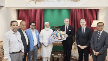 সুইস রাষ্ট্রদূতের সঙ্গে জামায়াত আমিরের সৌজন্য সাক্ষাৎ