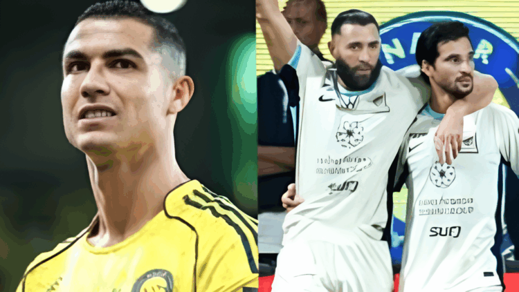 বেনজেমার গোলেই বিদায় রোনালদোর আল নাসর