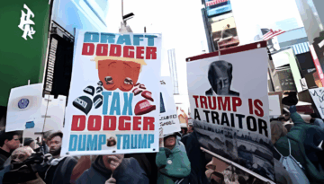 ট্রাম্পবিরোধী বিক্ষোভে উত্তাল যুক্তরাষ্ট্র, ছড়িয়ে পড়েছে ইউরোপেও