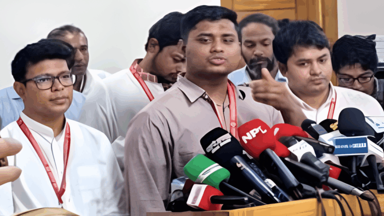 শাপলা প্রতীক ছাড়া নির্বাচনে যাবে না এনসিপি: হাসনাত