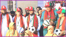 বাউফলে জুলাই শহীদ স্মৃতি ফুটবল প্রীতি ম্যাচ ও সাংস্কৃতিক অনুষ্ঠান: উৎসবমুখর পরিবেশে হাজারো দর্শকের ঢল