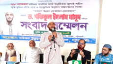 বাউফলে জুলাই শহীদ স্মৃতি ফুটবল প্রীতি ম্যাচ ও সাংস্কৃতিক অনুষ্ঠান উপলক্ষে সংবাদ সম্মেলন