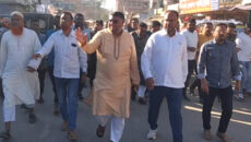 শেখ হাসিনার বিরুদ্ধে রায় প্রকাশের পর জয়পুরহাটে বিএনপি ও অঙ্গসংগঠনের আনন্দ মিছিল