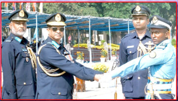 বাংলাদেশ বিমান বাহিনী একাডেমিতে শীতকালীন রাষ্ট্রপতি কুচকাওয়াজ অনুষ্ঠিত