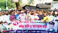 ঝালকাঠিতে ঐতিহাসিক বিপ্লব ও সংহতি দিবসে জেলা বিএনপির বর্ণাঢ্য র‍্যালি ও সমাবেশ