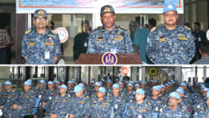 লেবাননে জাতিসংঘ শান্তিরক্ষা মিশনে অংশ নিতে বাংলাদেশ নৌবাহিনী চট্টগ্রাম ত্যাগ