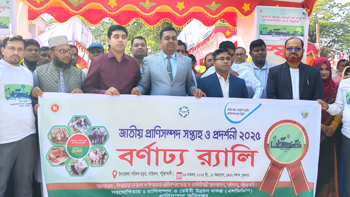 বাউফলে জাতীয় প্রাণিসম্পদ সপ্তাহ ও প্রদর্শনী–২০২৫ উদ্বোধন