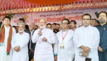 জনগণের বিরুদ্ধে গিয়ে কোনো শক্তি আগামী নির্বাচন ঠেকাতে পারবে না: ড. খন্দকার মোশাররফ