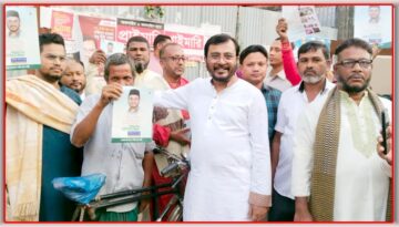 ফেনী-২ আসনে নির্বাচনী প্রচারণা শুরু করেছেন এবি পার্টি চেয়ারম্যান মঞ্জু