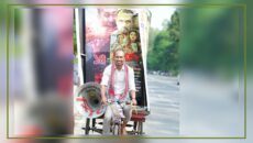 ভ্যানগাড়ি চালিয়ে নিজের সিনেমার প্রচারণায় নায়ক “রাসেল মিয়া”