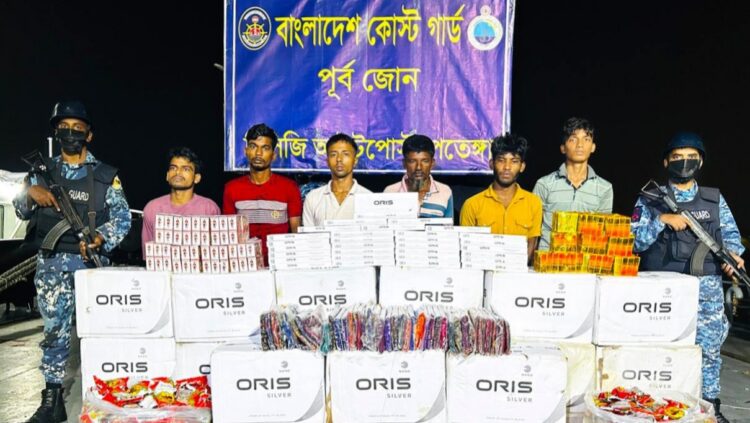 পতেঙ্গায় বার্মিজ পণ্যসহ ৬ পাচারকারী আটক