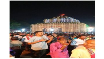 দিনাজপুরের কাহারোলে কান্তজিউ মন্দিরে শুরু হলো মাসব্যাপী রাস মেলা