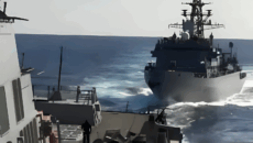 ইংলিশ চ্যানেলে রুশ দুই যুদ্ধজাহাজ আটক