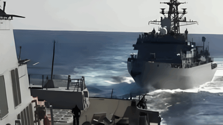 ইংলিশ চ্যানেলে রুশ দুই যুদ্ধজাহাজ আটক