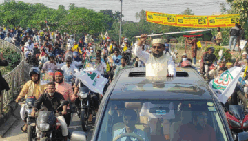 ঠাকুরগাঁও-১ আসনে জামায়াত প্রার্থীর মোটরসাইকেল শোডাউন