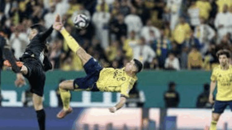 রোনালদোর চোখধাঁধানো বাইসাইকেল গোল