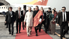 তিন দিনের রাষ্ট্রীয় সফরে ঢাকায় ভুটানের প্রধানমন্ত্রী শেরিং তোবগে