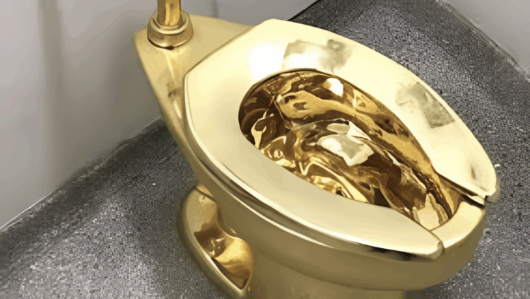 স্বর্ণের টয়লেট ‘আমেরিকা’ নিলামে, শুরুমূল্য এক কোটি ডলার