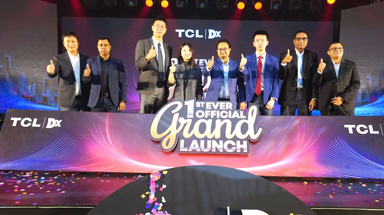 ডিএক্স গ্রুপের মাধ্যমে বাংলাদেশে আনুষ্ঠানিক যাত্রা শুরু করলো বিশ্বখ্যাত ব্র্যান্ড টিসিএল