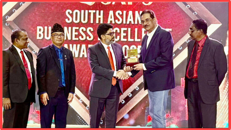 ‘গ্লোবাল লিডার ইন এক্সপোর্ট–ইমপোর্ট ও ব্যাংকিং’ সম্মাননায় এ এইচ এম মওদুদ এলাহী