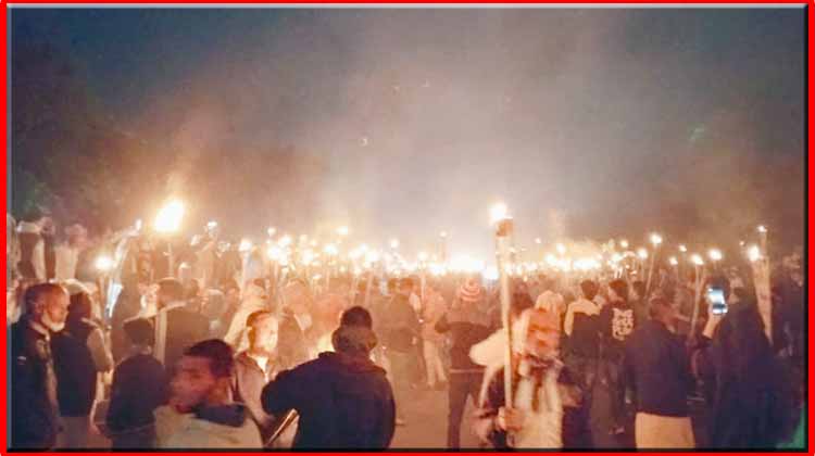 বিএনপি’র মনোনয়ন পরিবর্তনের দাবিতে শিবচরে মহাসড়ক অবরোধ ও মশাল মিছিল