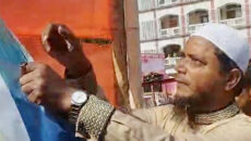 বাউফলে ফ্রি মেডিকেল ক্যাম্পে ব্যানার অপসারণ, জনসমাবেশ স্থগিত