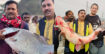 রাজবাড়ীতে পদ্মার কাতলা ও আইড় মাছ বিক্রি সাড়ে ৫৭ হাজার টাকায়