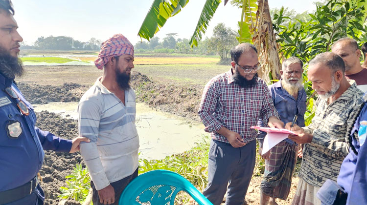 মুকসুদপুরে অবৈধভাবে মাটি কাটার দায়ে একজনের কারাদণ্ড