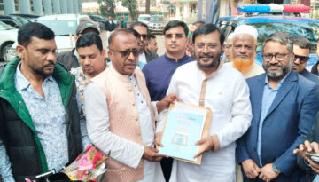 ফেনী-২ (সদর) আসন থেকে মনোনয়নপত্র সংগ্রহ করলেন এবি পার্টির চেয়ারম্যান মজিবুর রহমান মঞ্জু