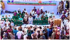 খালেদা জিয়ার আশু রোগমুক্তি কামনায় নারায়ণগঞ্জে জাকির খানের উদ্যোগে দোয়া মাহফিল