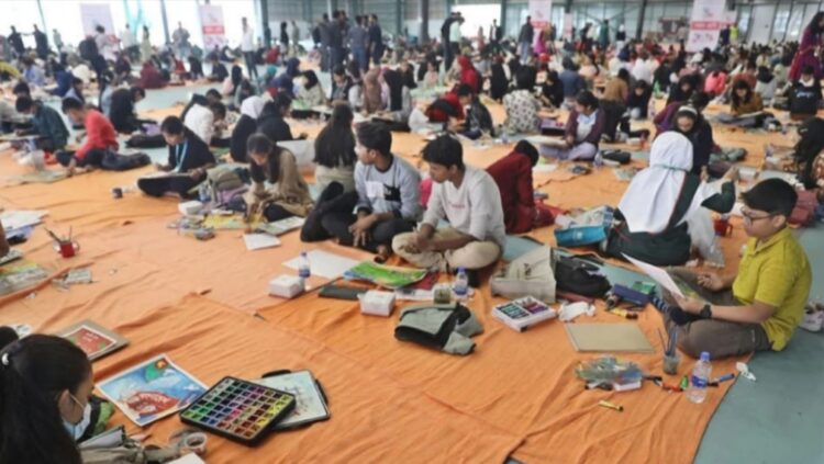 বসুন্ধরা পাবলিক স্কুল অ্যান্ড কলেজে দেশব্যাপী অংশগ্রহণে বর্ণাঢ্য ছবি আঁকা প্রতিযোগিতা