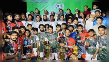 ঝাঁকজমকপূর্ণ আয়োজনে ঘাসিরচর কিশোর কাপ ফুটবল টুর্নামেন্টের ফাইনাল অনুষ্ঠিত