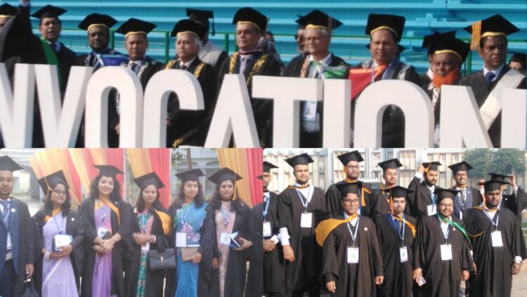 বর্ণাঢ্য আয়োজনে রাজশাহী বিশ্ববিদ্যালয়ের দ্বাদশ সমাবর্তন শুরু