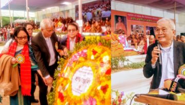 বাঘাইছড়িতে সংঘরাজ তিলোকানন্দ মহাথের’র জাতীয় অন্ত্যেষ্টিক্রিয়ায় উপদেষ্টা সুপ্রদীপ চাকমা’র শ্রদ্ধা