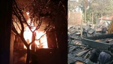 কালিহাতীতে আগুনে কাঠের ফার্নিচার দোকান পুড়ে ছাই