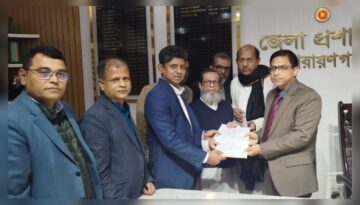 নারায়ণগঞ্জ-৫ আসনে মনোনয়নপত্র জমা দিলেন সাবেক এমপি অ্যাডভোকেট আবুল কালাম