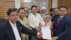 নারায়ণগঞ্জ-১ (রূপগঞ্জ) আসনে বিএনপির প্রার্থী দিপুর মনোনয়নপত্র দাখিল