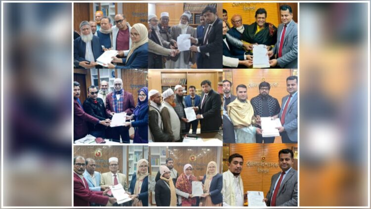 চাঁদপুর-২ আসনে ১২ প্রার্থীর মনোনয়ন দাখিল, প্রতিদ্বন্দ্বিতাপূর্ণ নির্বাচনের আভাস