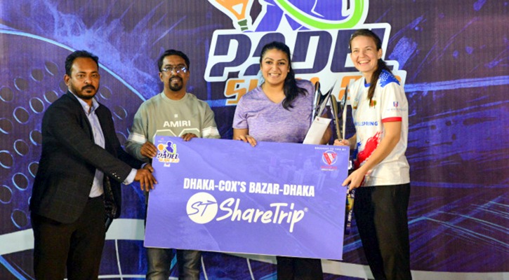 বসুন্ধরা স্পোর্টস সিটিতে পর্দা নামলো প্যাডেল স্ল্যাম ২.০’র