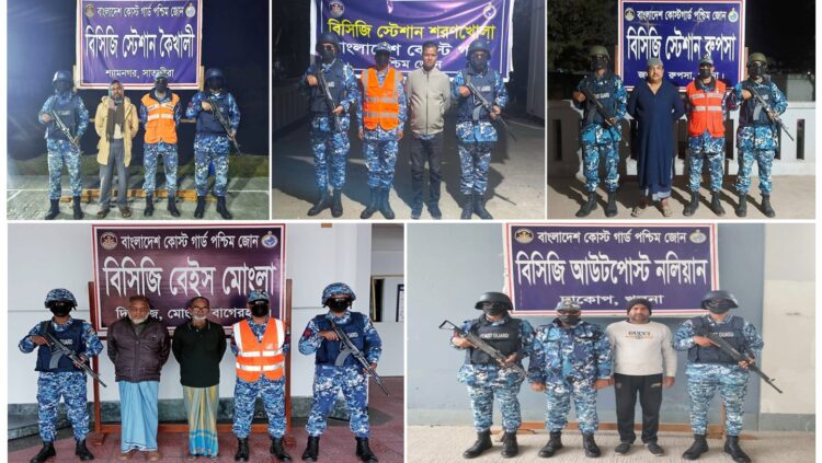 অপারেশন ‘ডেভিল হান্ট-২’ : খুলনা–বাগেরহাট–সাতক্ষীরায় রাতভর অভিযানে ৬ জন আটক