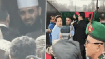 খালেদা জিয়ার কফিন কাঁধে নিলেন ড. আজহারী