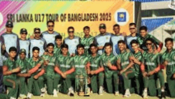 লঙ্কানদের হারিয়ে সিরিজ জিতল বাংলাদেশ অনূর্ধ্ব-১৭