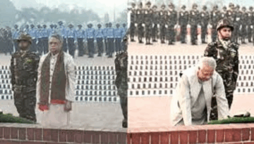 বিজয় দিবসে জাতীয় স্মৃতিসৌধে রাষ্ট্রপতি ও প্রধান উপদেষ্টার শ্রদ্ধা