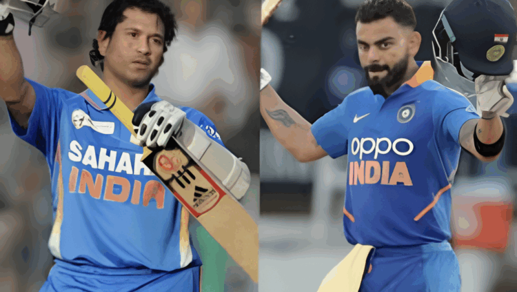 শচীনকে পেছনে ফেলে নতুন বিশ্ব রেকর্ড কোহলির