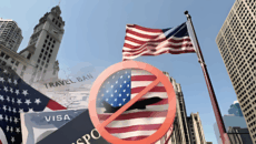 ফিলিস্তিনসহ ৮ দেশের নাগরিকদের যুক্তরাষ্ট্রে প্রবেশে নিষেধাজ্ঞা