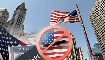 ফিলিস্তিনসহ ৮ দেশের নাগরিকদের যুক্তরাষ্ট্রে প্রবেশে নিষেধাজ্ঞা