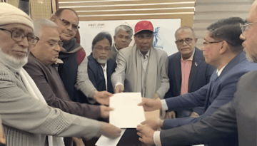 বগুড়া-৬ আসনে তারেক রহমানের পক্ষে মনোনয়নপত্র সংগ্রহ